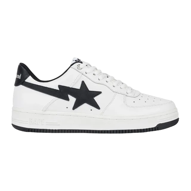 BAPE Jjjjound x Bapesta White Navy — Authentic Shoes & Footwear at CLZTURE