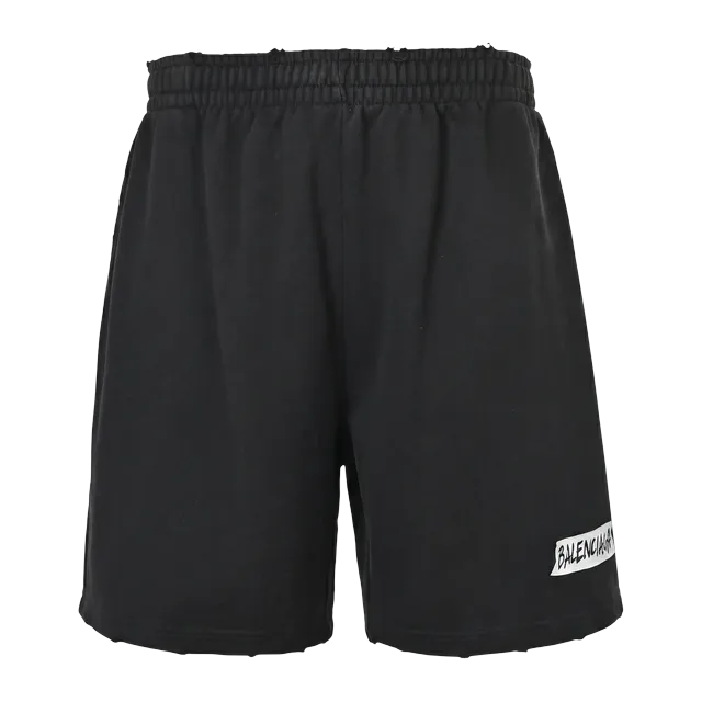 Balenciaga Shorts Masking Tape Black — Authentic Shorts at CLZTURE