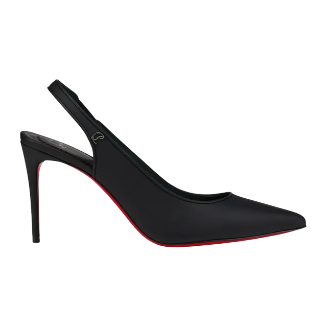 Christian Louboutin Sporty Kate Sling 85Mm Black — Authentic Christian Louboutin in stock at CLZTURE