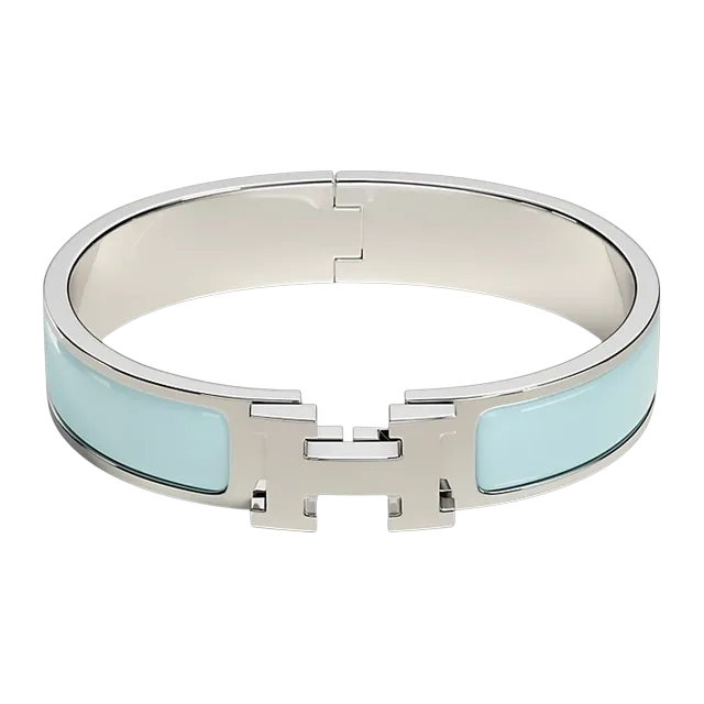 Hermès Bracelet Clic h Light Blue — Authentic Hermès in stock at CLZTURE