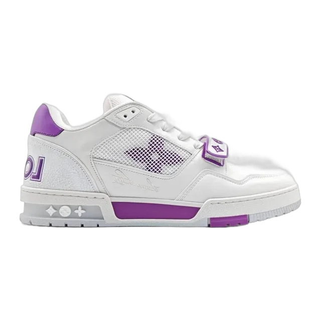 Louis Vuitton Purple Mesh Trainer Sneaker — Authentic louis-vuitton at CLZTURE