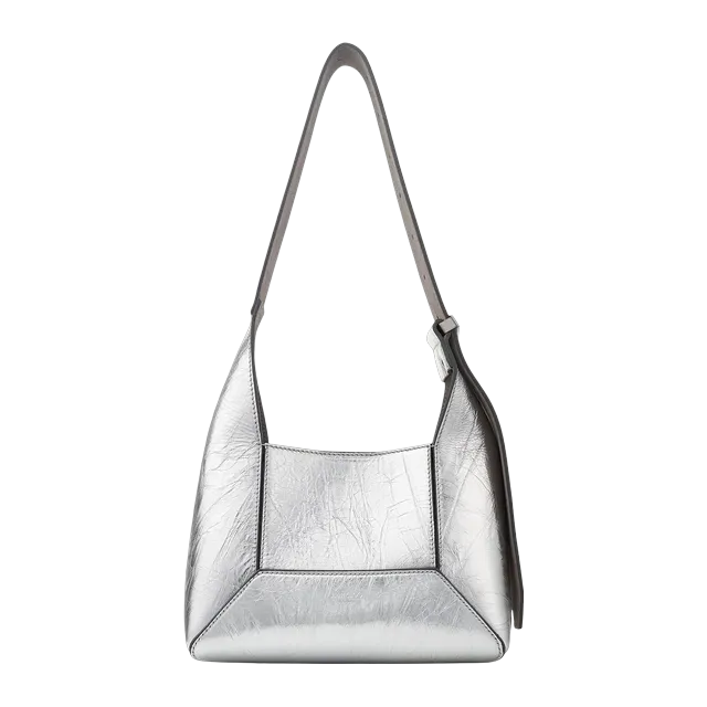 Jimmy Choo Diamond Hobo Small Silver — Authentic Bags & Luggage at CLZTURE