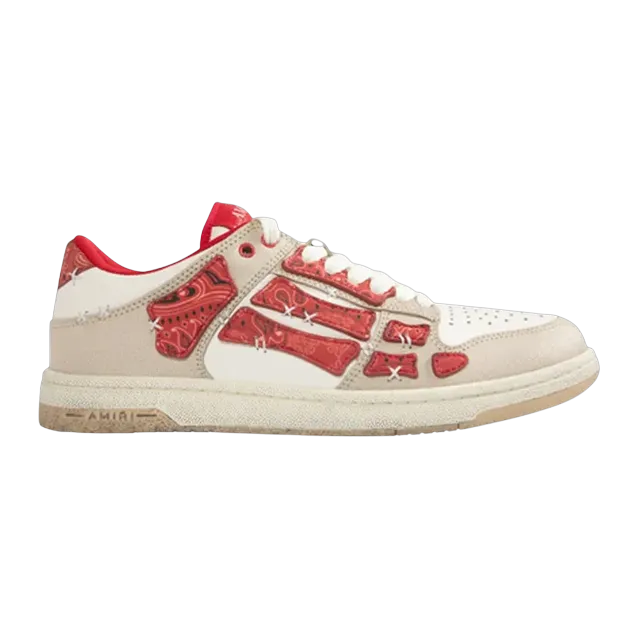 Amiri Skel Top Low Bandana – Varsity Red — Authentic Shoes & Footwear at CLZTURE