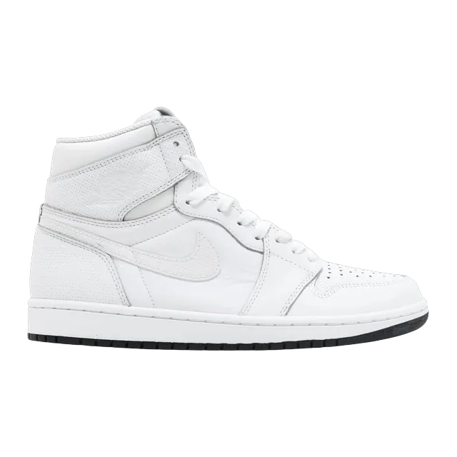 Air Jordan 1 Retro High Og White Perforated — Authentic Shoes & Footwear at CLZTURE