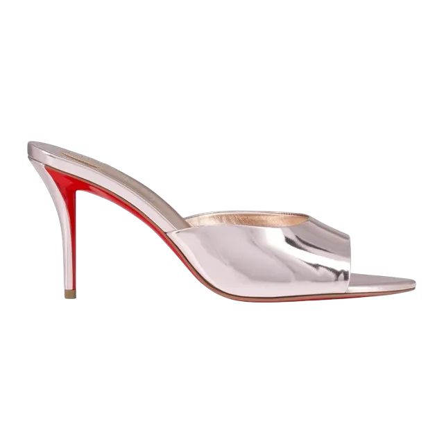 Christian Louboutin Miss z Mule 80Mm Silver — Authentic Christian Louboutin in stock at CLZTURE