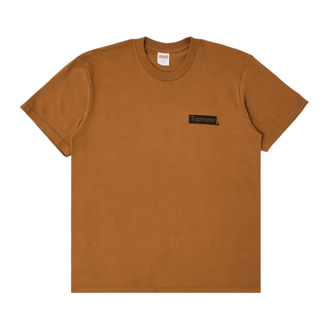 Supreme Static T-Shirt Light Brown — Authentic Supreme in stock at CLZTURE