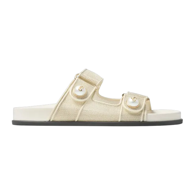 Jimmy Choo Fayence Sandal White — Authentic Jimmy Choo in stock at CLZTURE