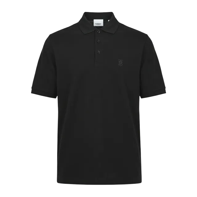 Burberry Polo Cotton Bb Black — Authentic T-Shirts at CLZTURE