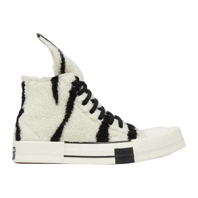 Converse Rick Owens x Drkshdw Turbodrk Chuck 70 High Zebra — Authentic Shoes & Footwear at CLZTURE