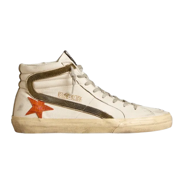 Golden Goose Sneakers Slide White — Authentic Golden Goose in stock at CLZTURE
