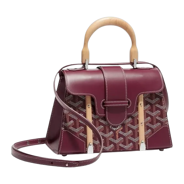 Goyard Bag Saïgon Structuré Mini 20Cm Red — Authentic Goyard in stock at CLZTURE