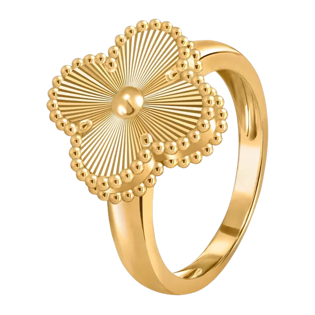 Van Cleef & Arpels Vintage Alhambra Gold — Authentic Rings at CLZTURE