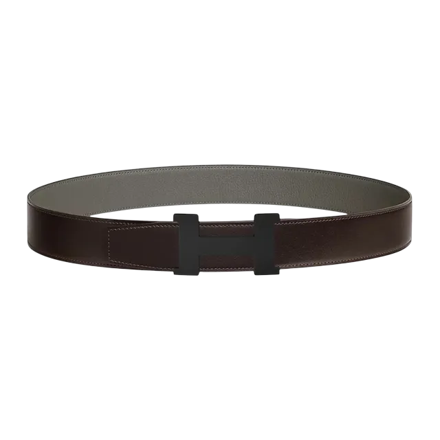 Hermès Boucle Constance 38Mm Brown Grey — Authentic Accessories at CLZTURE