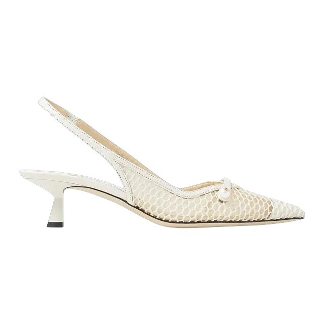 Jimmy Choo Ta 45Mm White — Authentic Shoes & Footwear at CLZTURE