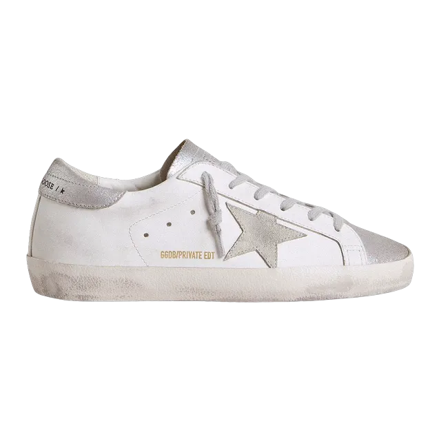 Golden Goose Sneakers Super-Star Silver — Authentic at CLZTURE