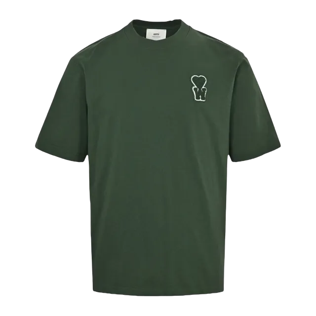 Che Usiku x T-Shirt Ami De Coeur Green — Authentic at CLZTURE