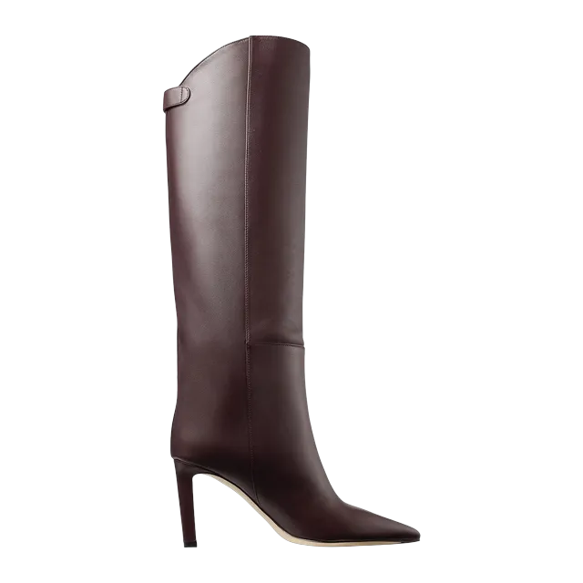 Jimmy Choo Alizze Knee Boot 85Mm Brown — Authentic at CLZTURE