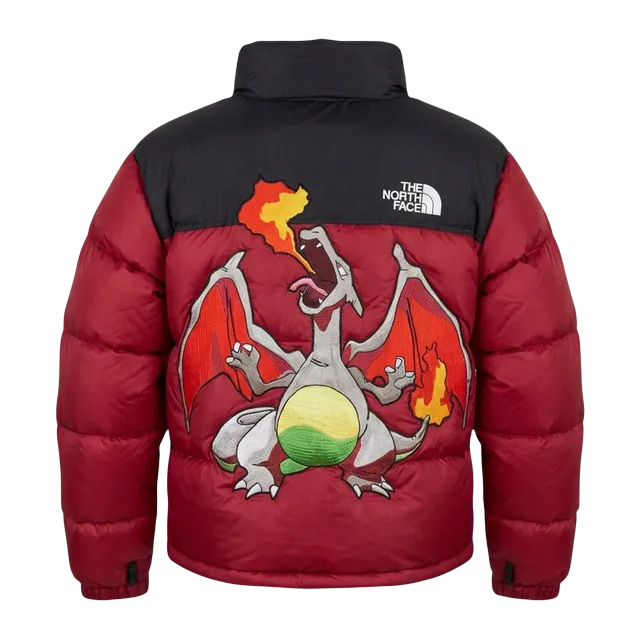 The North Face Pokémon x Nuptse 1996 Dracaufeu Shiny — Authentic Jackets & Outerwear at CLZTURE