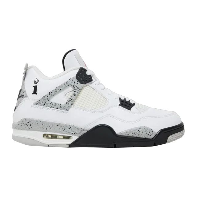 Interscope Records X Jordan 4 Retro Og White Cement — Authentic Jordan at CLZTURE