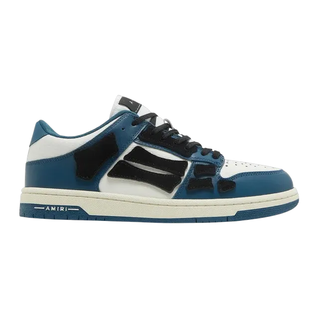 Amiri Skel Top Low Navy — Authentic Shoes & Footwear at CLZTURE