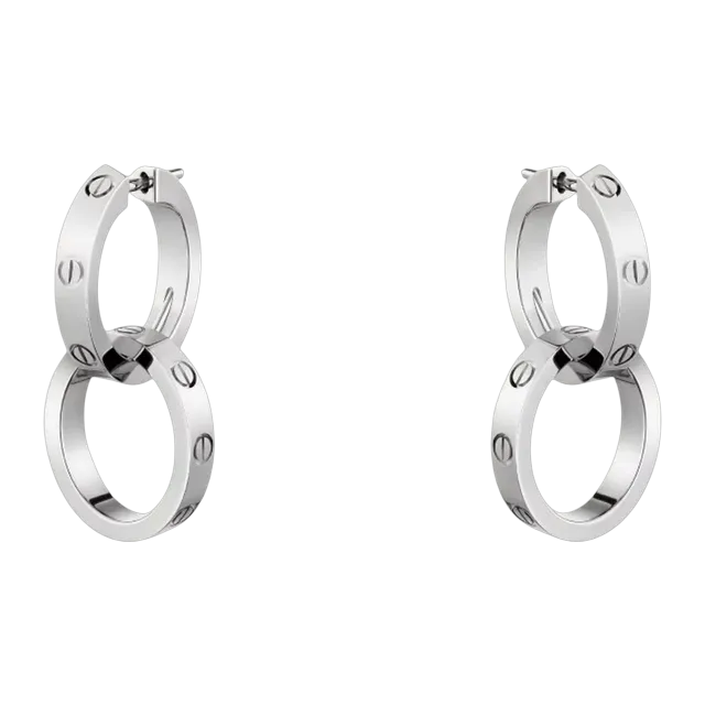 Cartier Earrings Love Multiportés Silver — Authentic Cartier in stock at CLZTURE