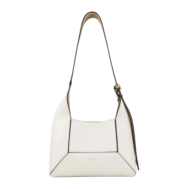 Jimmy Choo Diamond Hobo Small White — Authentic Bags & Luggage at CLZTURE