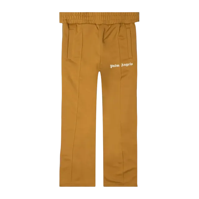 Palm Angels Classic Track Pants Camel/White — Authentic Pants & Trousers at CLZTURE