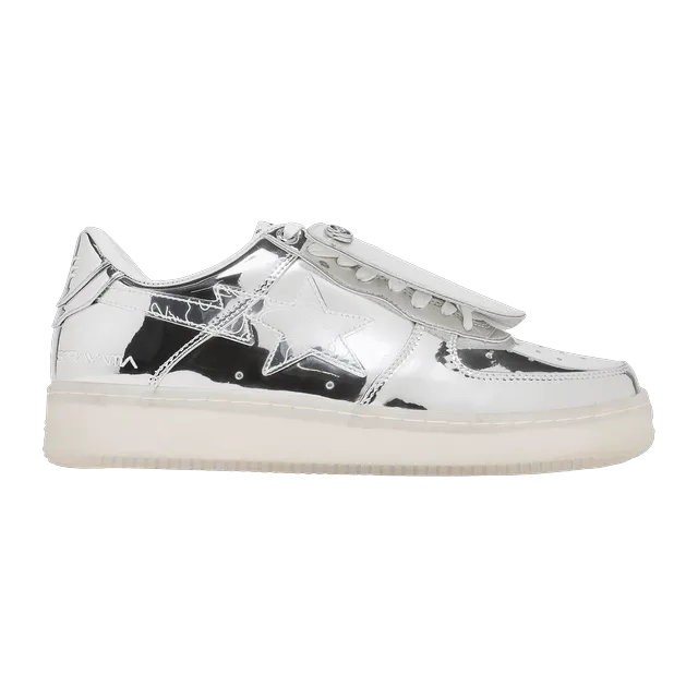 BAPE Hajime Sorayama x Bapesta Silver — Authentic Shoes & Footwear at CLZTURE