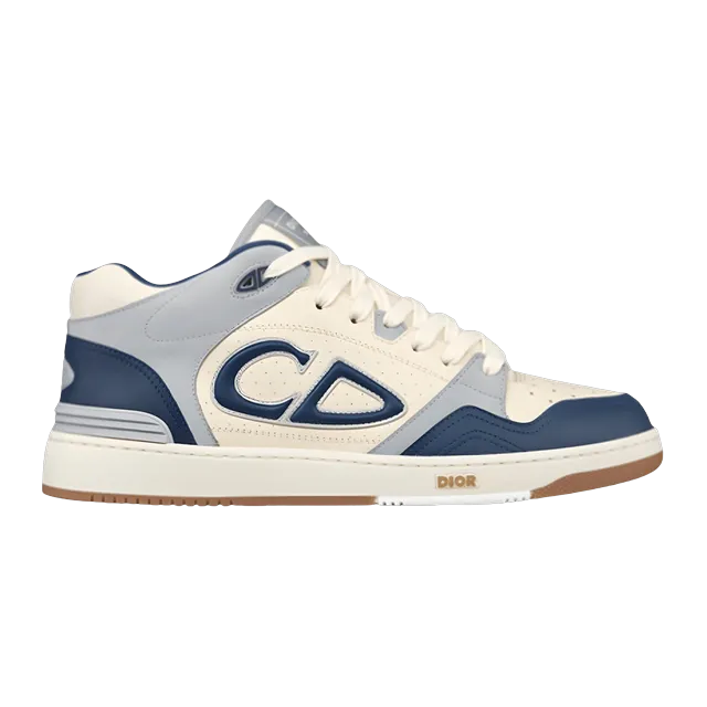Dior Sneakers B57 Mi-Haute Blue Beige — Authentic Shoes & Footwear at CLZTURE