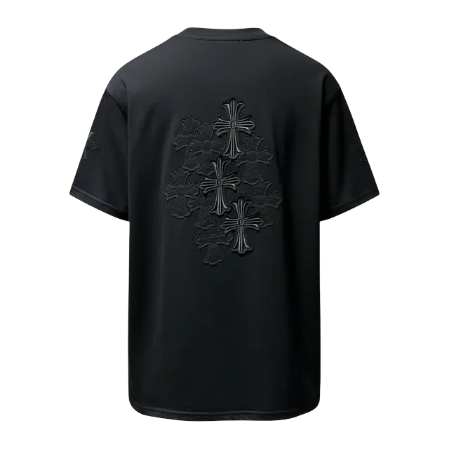 Chrome Hearts T-Shirt Cross Logo Black — Authentic T-Shirts at CLZTURE