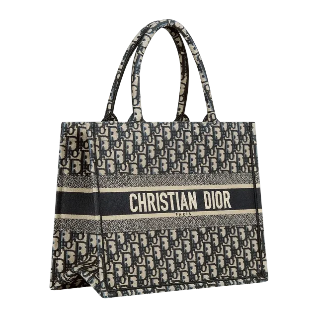 Bag Dior Book Tote Medium 36Cm Blue — Authentic Bags & Luggage at CLZTURE