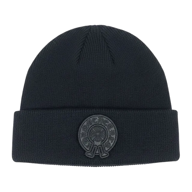 Chrome Hearts Beanie Logo Black — Authentic Accessories at CLZTURE