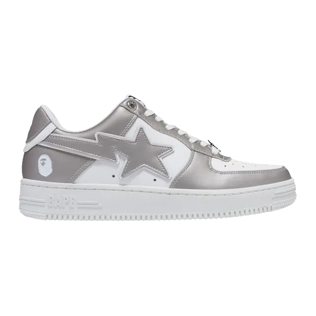 BAPE Bapesta #4 Silver — Authentic Shoes & Footwear at CLZTURE