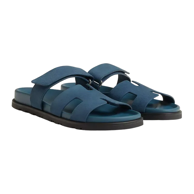 Hermès Sandals Chypre Blue — Authentic Hermès in stock at CLZTURE