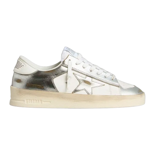 Golden Goose Sneakers Stardan Silver — Authentic Shoes & Footwear at CLZTURE