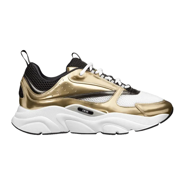 Dior Sneakers B22 Gold — Authentic Shoes & Footwear at CLZTURE