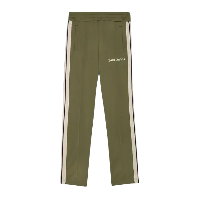 Palm Angels Classic Track Pants Olive’ Green — Authentic Pants & Trousers at CLZTURE