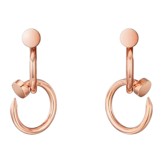 Cartier Earrings Juste Un Clou Double Gold — Authentic Jewelry at CLZTURE