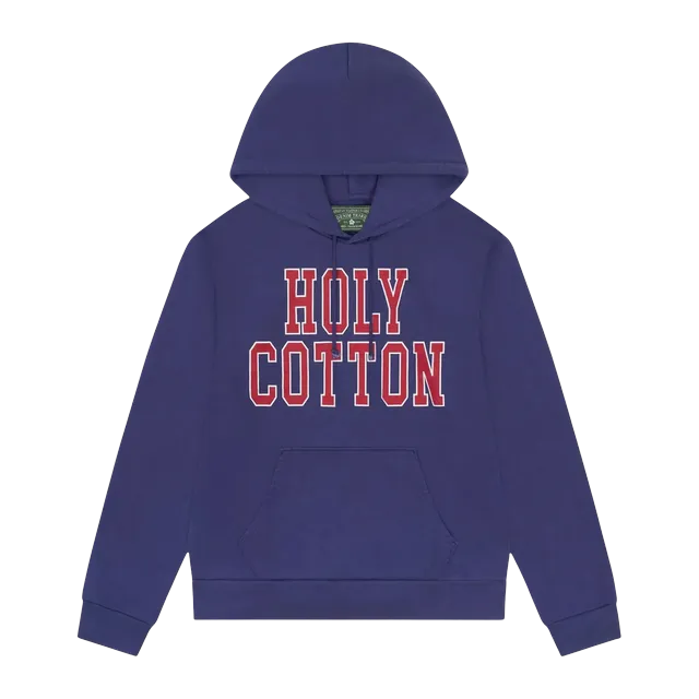Denim Tears Holy Cotton Hoodie Navy — Authentic Denim Tears in stock at CLZTURE