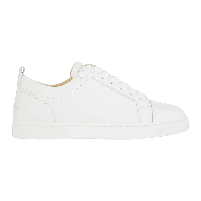 Christian Louboutin Louis Junior Flat White — Authentic Shoes & Footwear at CLZTURE