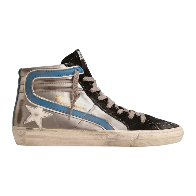 Golden Goose Sneakers Slide Silver — Authentic Shoes & Footwear at CLZTURE