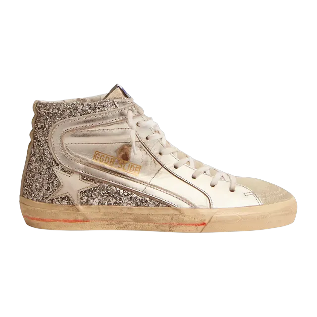 Golden Goose Sneakers Slide Silver — Authentic Shoes & Footwear at CLZTURE