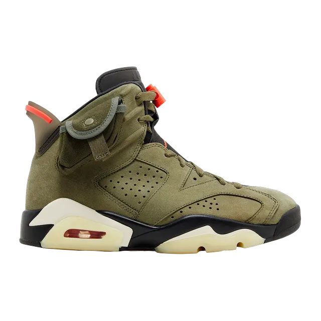 Travis Scott x Air Jordan 6 Olive — Authentic Jordan in stock at CLZTURE