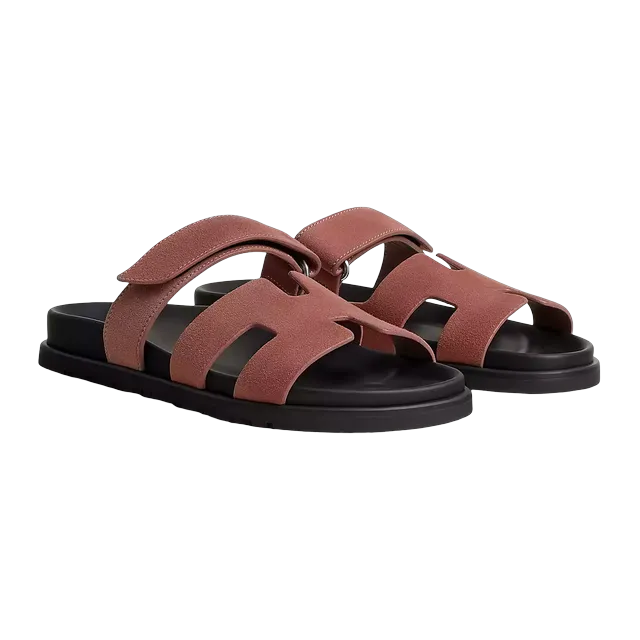 Hermès Sandals Chypre Red — Authentic Hermès in stock at CLZTURE