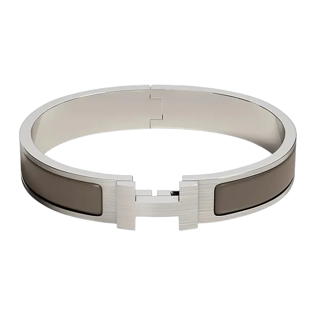 Hermès Bracelet Clic h Brown — Authentic Hermès in stock at CLZTURE