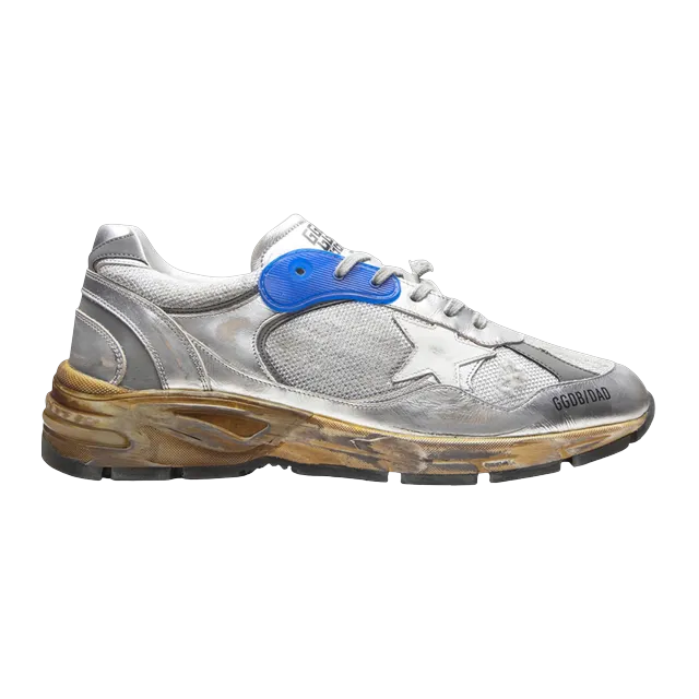 Golden Goose Sneakers Running Dad-Star Silver — Authentic at CLZTURE
