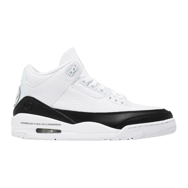 Fragment Design x Jordan 3 Retro White — Authentic Shoes & Footwear at CLZTURE