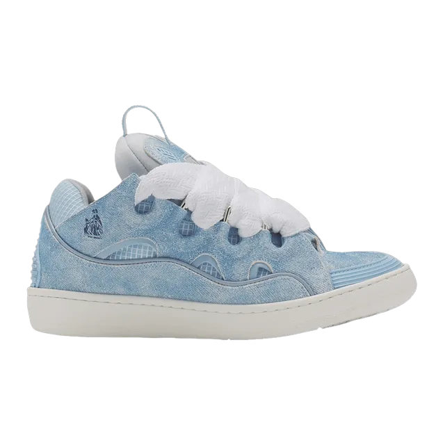 Lanvin Sneakers Curb Blue — Authentic Shoes & Footwear at CLZTURE