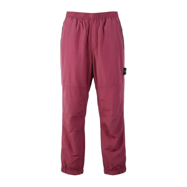 Stone Island Loose Fit Jogger Red — Authentic Pants & Trousers at CLZTURE