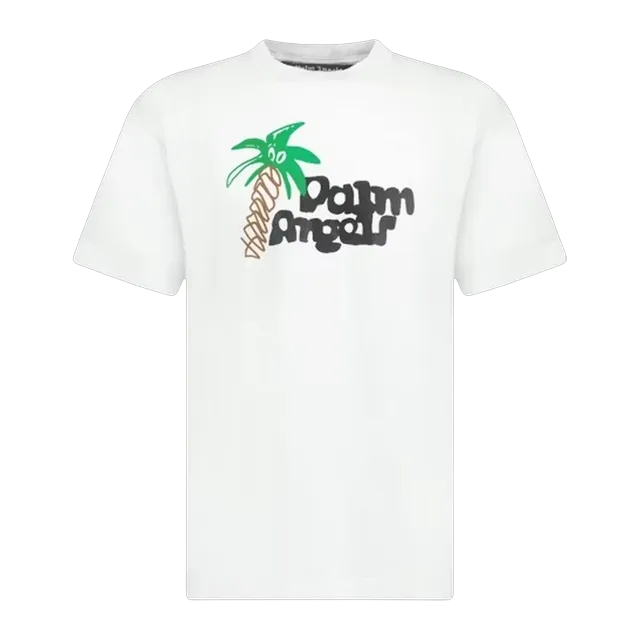 Palm Angels Sketchy Logo White — Authentic Palm Angels in stock at CLZTURE